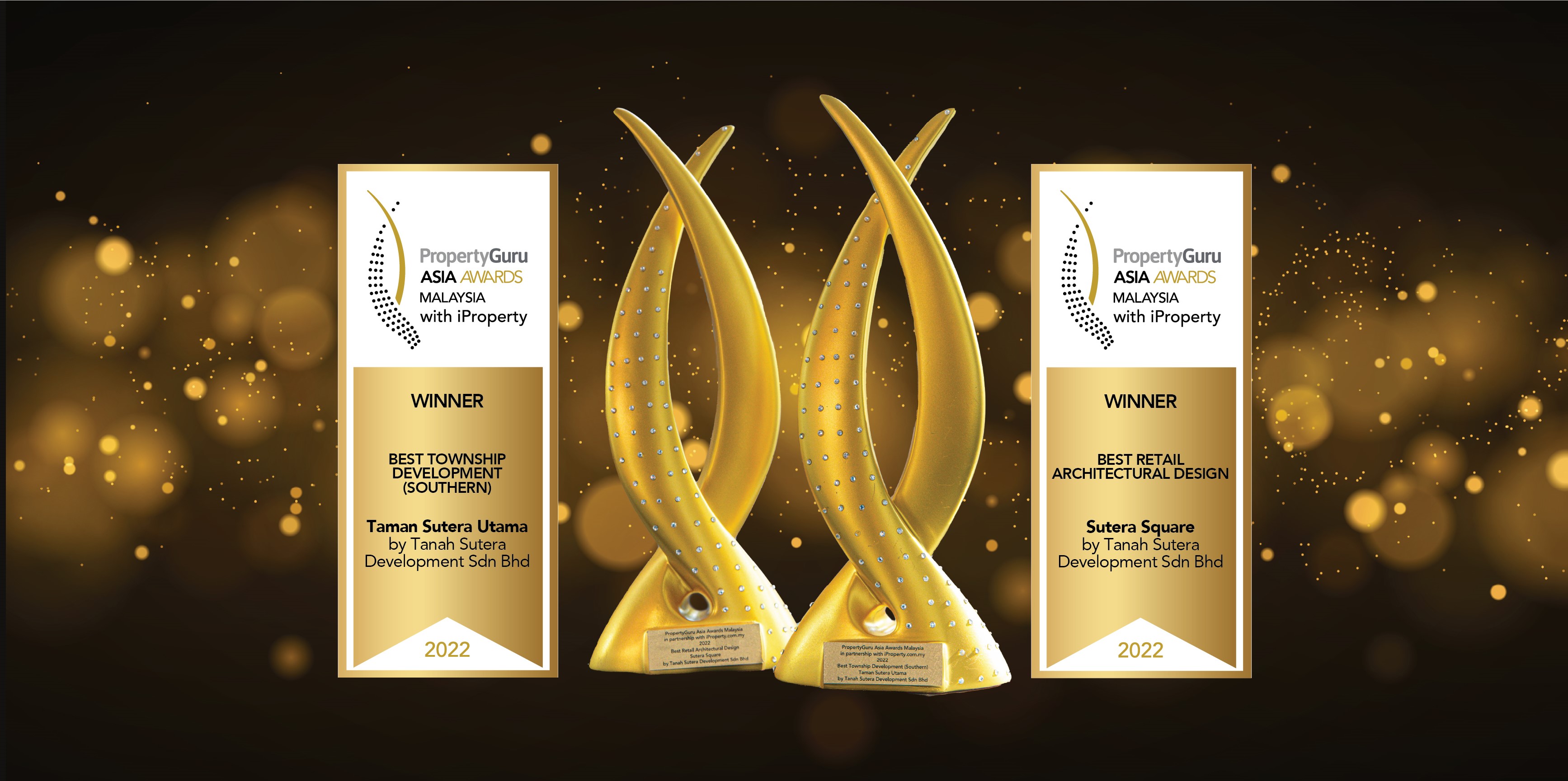 Sutera won the Best Township (Southern) and Best Retail Architectural Design award